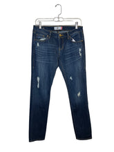 Load image into Gallery viewer, Size 8 Cabi Blue Distressed Jeans
