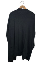 Load image into Gallery viewer, Size S-M Charcoal Heather Cardigan
