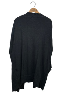 Size S-M Charcoal Heather Cardigan